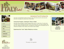 Tablet Screenshot of italyeats.com